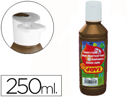 [51925] Tempera liquida jovi escolar 250 ml marron