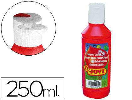 [51922] Tempera liquida jovi escolar 250 ml bermellon
