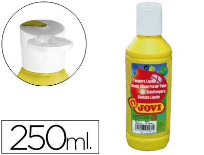 [51920] Tempera liquida jovi escolar 250 ml amarillo