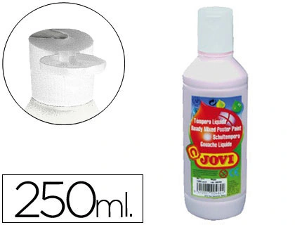 [51919] Tempera liquida jovi escolar 250 ml blanco