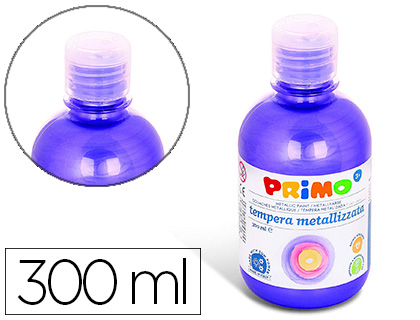 [155743] Tempera liquida primo escolar 300 ml violeta metalizado
