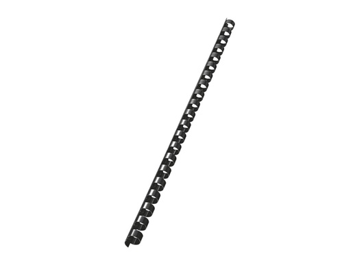 [242718] Canutillo leitz combid plastico 10 mm 65 hojas color negro caja de 100 unidades