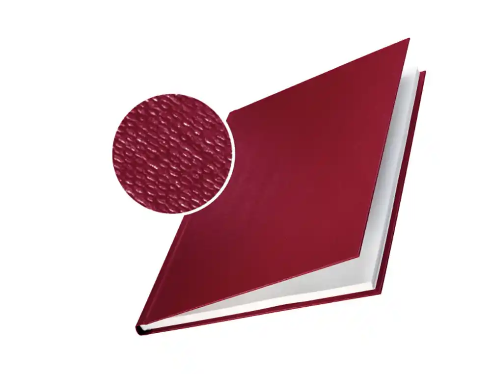 [243004] Tapa de encuadernacion leitz channel rigida 73930028 din a4 lomo 14 mm color burdeos caja 10 unidades