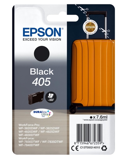 [40659] [C13T05G14020] EPSON Singlepack Black 405 DURABrite Ultra Ink