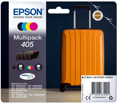 [40632] [C13T05G64010] EPSON Multipack 4-colours 405 DURABrite Ultra Ink