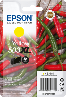 [59388] [C13T09R44020] EPSON Tinta amarilla 503XL Pimientos