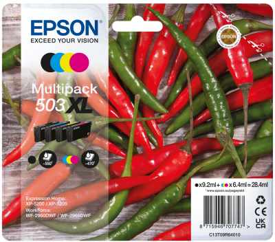 [48697] [C13T09R64020] EPSON Multipack 4 colores 503XL