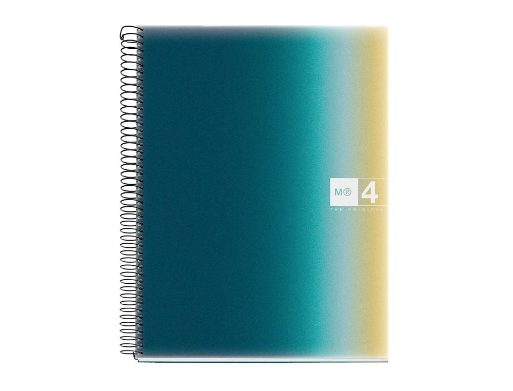 [170939] Cuaderno espiral miquelrius din a4 120 hojas 70 gr cuadro 5 mm tapa polipropileno aurora iceland