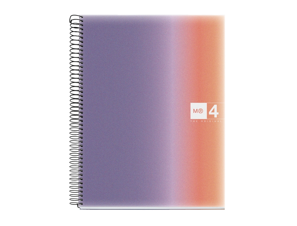 [170938] Cuaderno espiral miquelrius din a4 120 hojas 70 gr cuadro 5 mm tapa polipropileno aurora provence