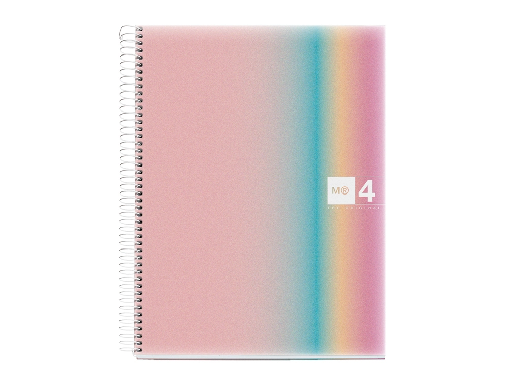 [170936] Cuaderno espiral miquelrius din a4 120 hojas 70 gr cuadro 5 mm tapa polipropileno aurora west bay