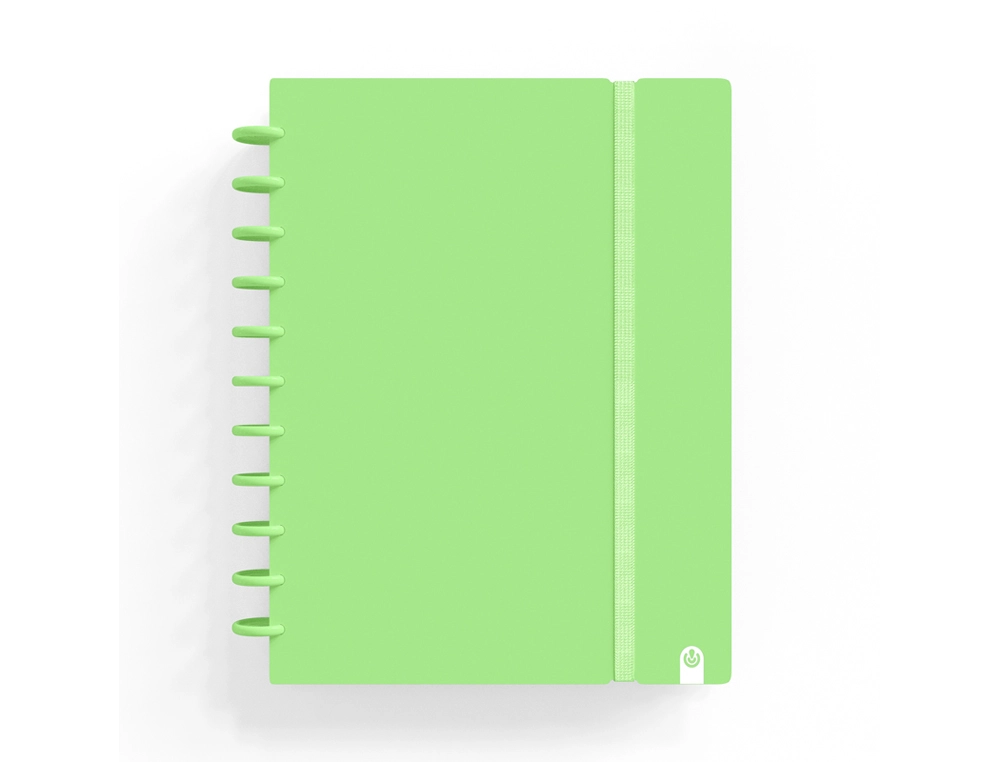 [170605] Cuaderno carchivo ingeniox foam a5 80h cuadricula verde pastel
