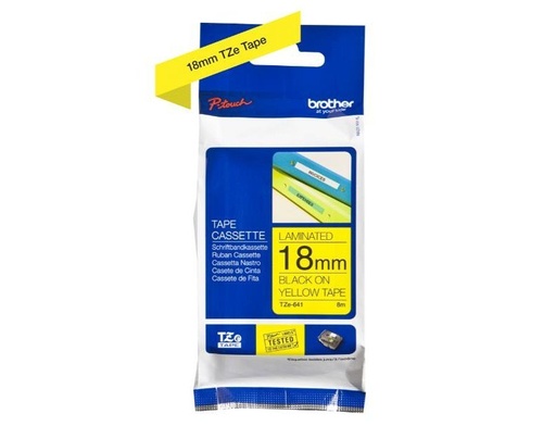 [503643] Cinta para etiquetadores brother cinta rotuladora amarillo / negro18