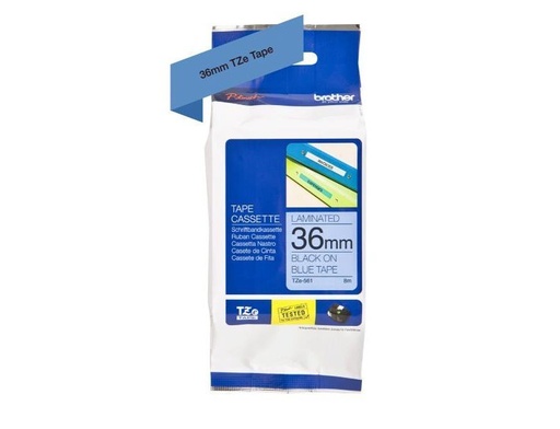 [503639] Cinta para etiquetadores brother cinta rotuladora azul / negro36