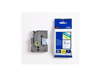 [503600] Cinta para etiquetadores brother cinta rotuladora blanco/azul9