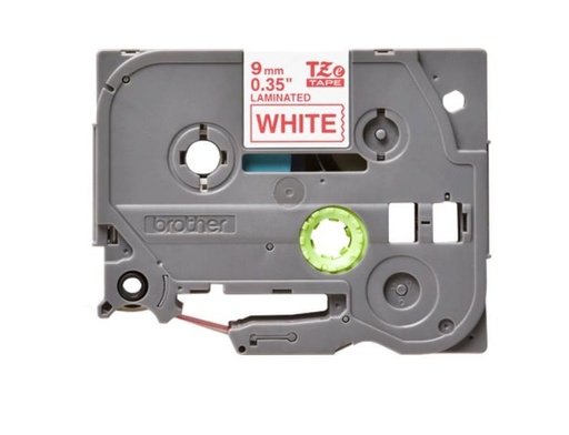 [503599] Cinta para etiquetadores brother cinta rotuladora blanco / rojo9