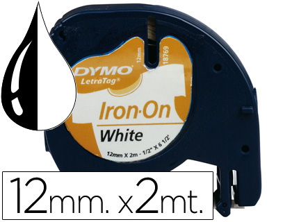 [36598] Cinta dymo letratag 12 mm para ropa