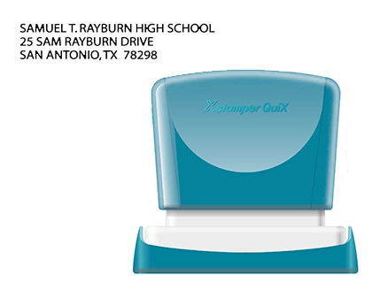 [152178] Sello x'stamper quix personalizable color negro medidas 14x60 mm q-14