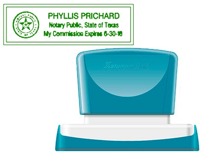 [153720] Sello x'stamper quix personalizable color verde medidas 22x69 mm q-18