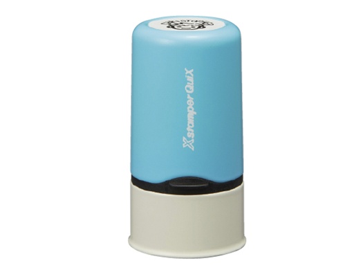 [171666] Sello x stamper quix nombre personalizable color azul 13 mm qn32