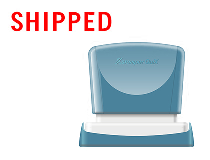 [152205] Sello x'stamper quix personalizable color rojo medidas 13x49 mm q-13
