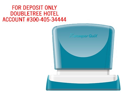 [152204] Sello x'stamper quix personalizable color rojo medidas 16x48 mm q-11