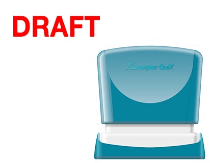 [152203] Sello x'stamper quix personalizable color rojo medidas 11x40 mm q-10