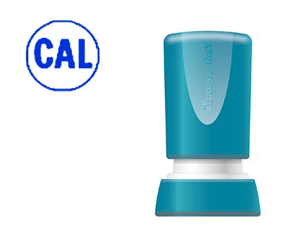 [152198] Sello x'stamper quix personalizable color azul redondo diametro 14 mm q-32