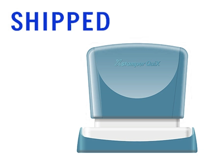 [152191] Sello x'stamper quix personalizable color azul medidas 13x49 mm q-13