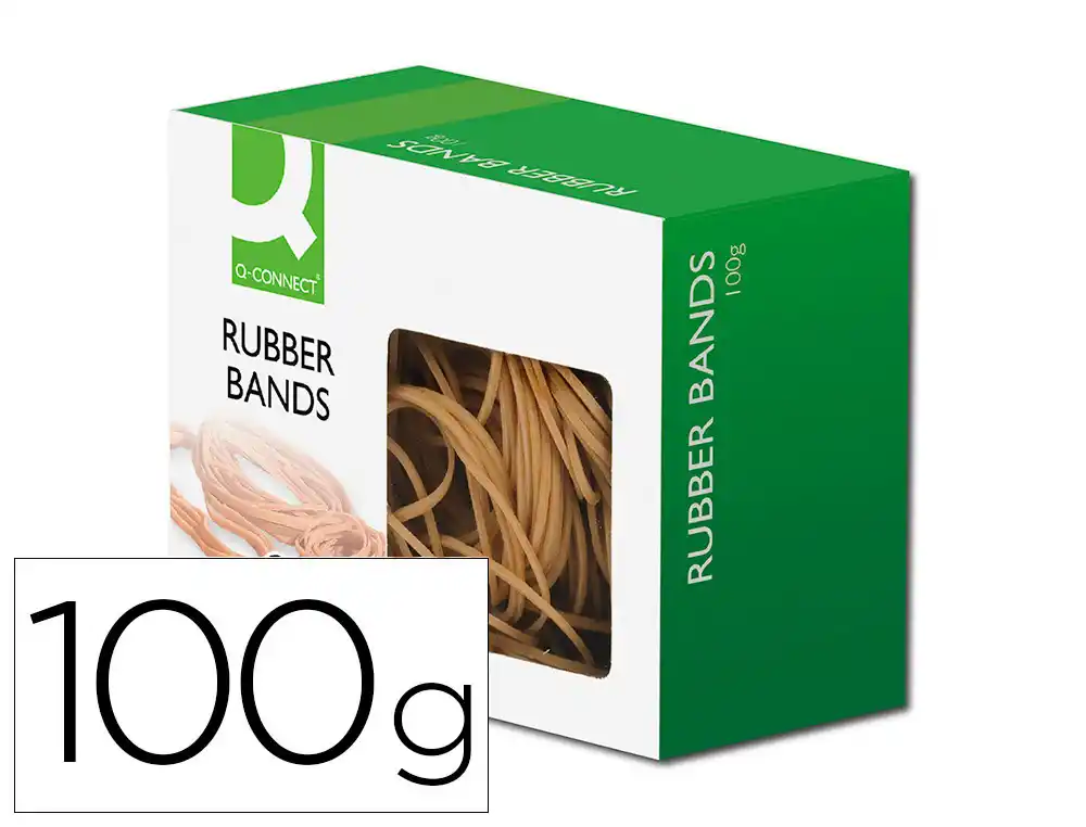 [172545] Gomillas elasticas q-connect 100 gr tamaños surtidos