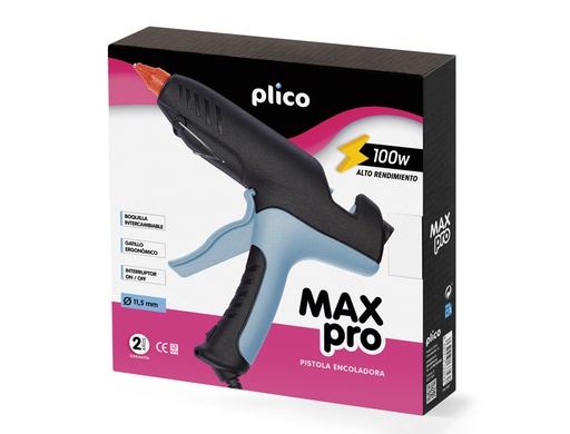[167277] Pistola termofusible plico max pro 100w