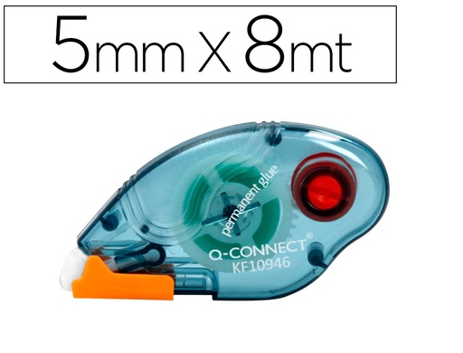 [150285] Pegamento q-connect roller compact permanente 6,5 mm de ancho x 8,5 mt unidad