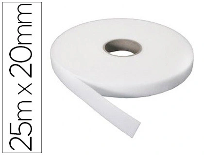[68156] Velcro adhesivo sumo didactic rugosa rollo 25 m x 20 mm