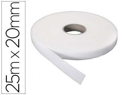 [68155] Velcro adhesivo sumo didactic suave rollo 25 m x 20 mm