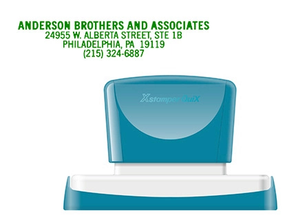 [153724] Sello x'stamper quix personalizable color verde medidas 16x83 mm q-26