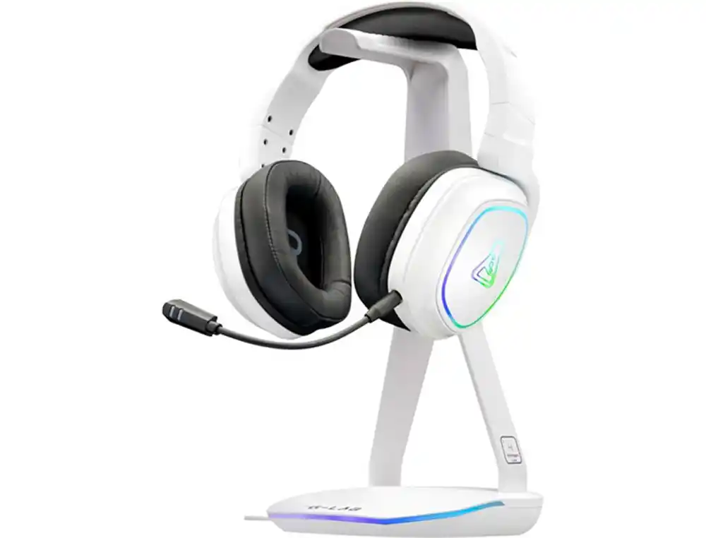 [246880] Soporte para auriculares the g-lab gaming para auriculares blanco