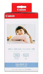[3115B001] Canon KP-108IN Value Pack de Tinta Original - 108 Hojas Papel Fotografico 100x148 mm - 3115B001 (100x148 mm / 108 Hojas)