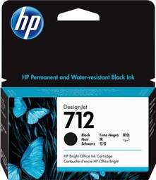 [3ED70A] HP 712 Negro Cartucho de Tinta Original - 3ED70A (38 ml)