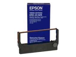 [C43S015362] Epson ERC23 Negra/Roja Cinta Matricial Original - C43S015362 (12.7mm * 4m)