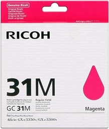 [GC31M] Ricoh GC31M Magenta Cartucho de Gel Original - 405690 (1.900 Páginas)