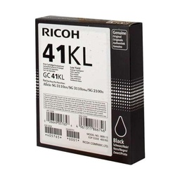 [GC41KL] Ricoh GC41KL Negro Cartucho de Gel Original - 405765 (600 Páginas)