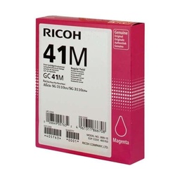 [GC41M] Ricoh GC41 Magenta Cartucho de Gel Original - 405763 (2.200 Páginas)