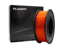 [PLA-Fluor Orange] Filamento 3D PLA - Diametro 1.75mm - Bobina 1kg - Color Naranja Fluorescente